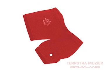 Alexander - handbescherming leer / klittenband Rood